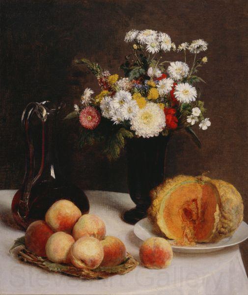 Henri Fantin-Latour Flowers and Fruit Norge oil painting art